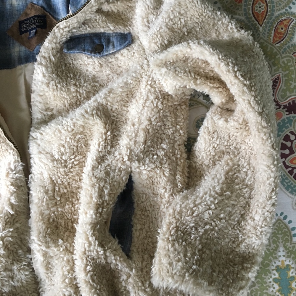 Pendleton teddy bear jacket